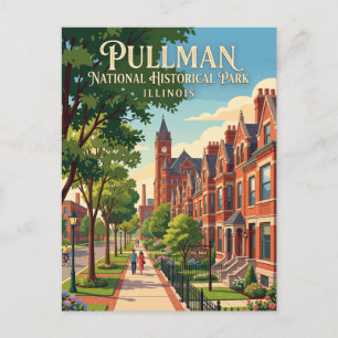 Pullman National Historical Park Illinois Postcard