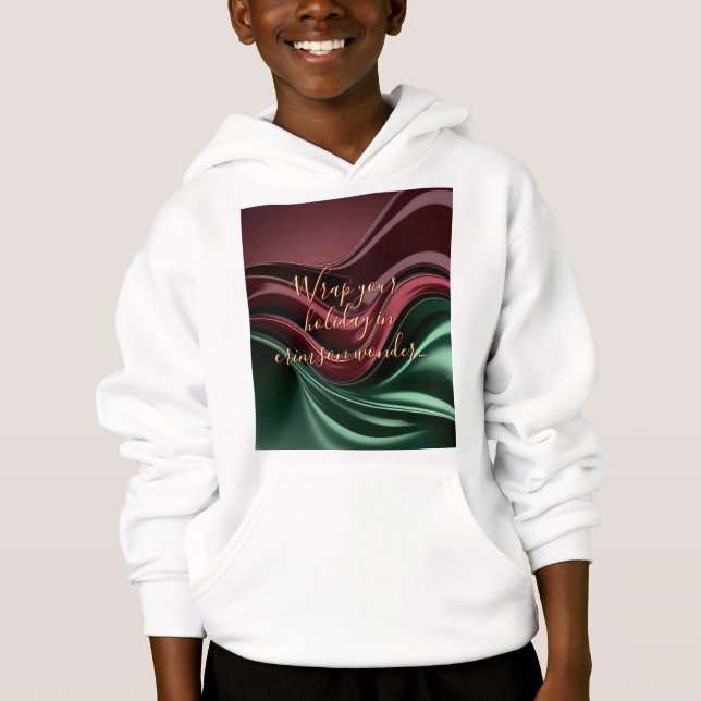 Pullover à capuche pour enfants avec graphique sty (Devant)