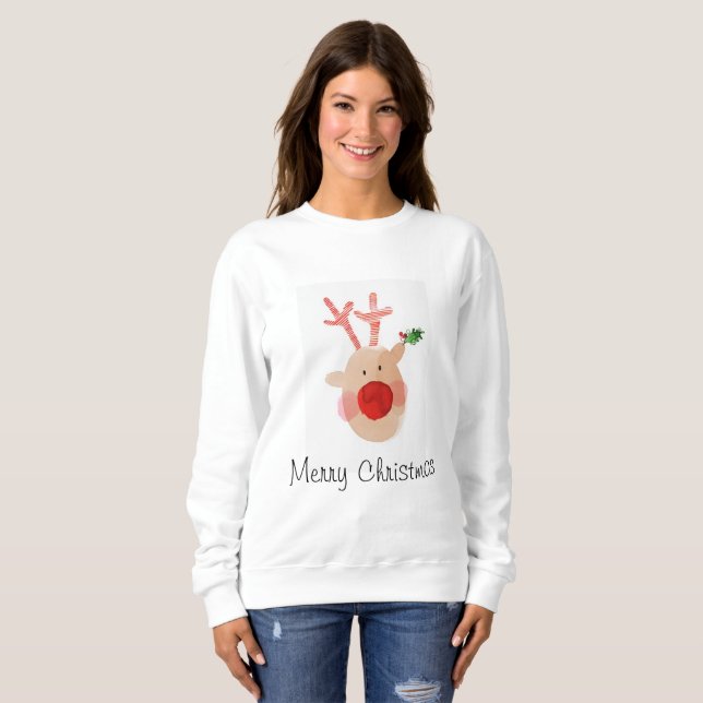 Pullover de Noël de Rudolf (Devant entier)