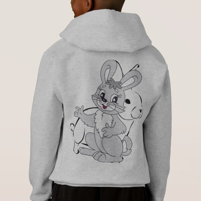 Pullover Hooded Sweatshirt delightful (Back)