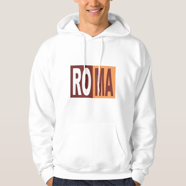 Pullover with hood ROMA ITALIA (Front)