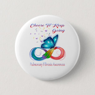 Pulmonary Fibrosis 2 Inch Round Button