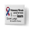 Pulmonary Fibrosis Awareness Button