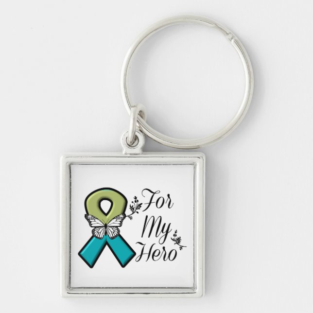 Pulmonary Fibrosis For My Hero Keychain (Front)