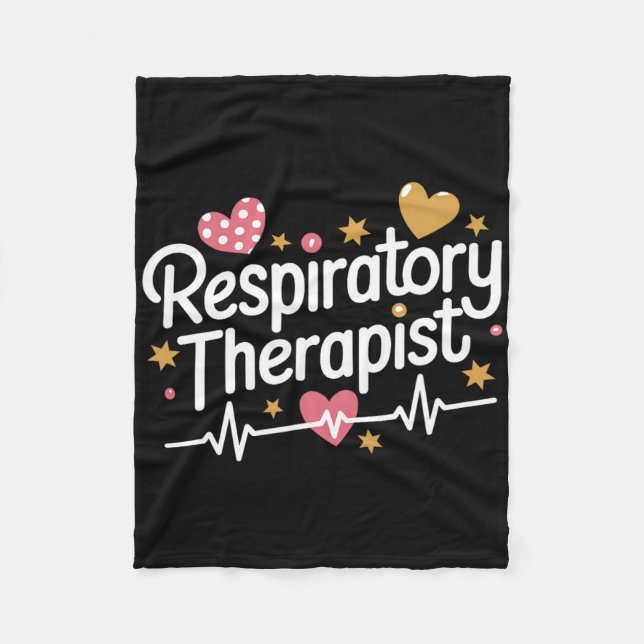 Pulmonary Rt Respiratory Nursing  Fleece Blanket (Front)