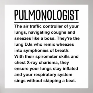 Pulmonologist Poster