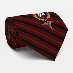 Pulmonologist   Respiratory Therapist Custom Red Tie