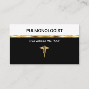 Pulmonologue Lung Doctor Cartes de visite