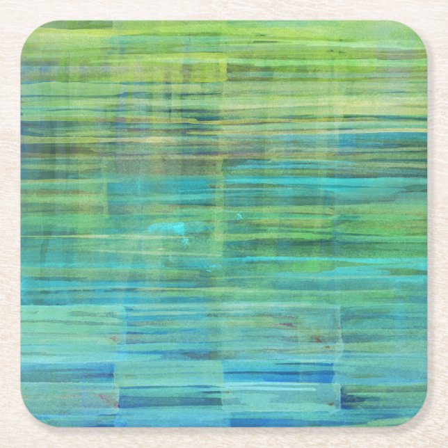 Pulp Board Coaster | Sedona Blue Green (Front)