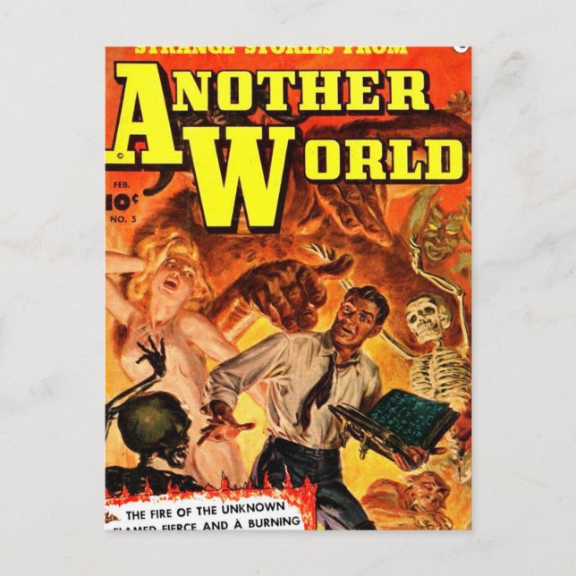 Pulp Science Fiction postcard #1 (Front)