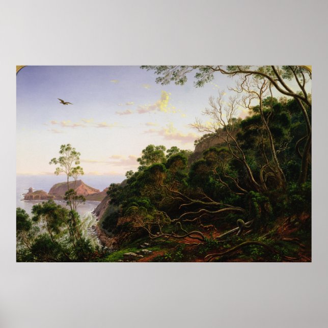 Pulpit Rock near Melbourne Poster (Front)