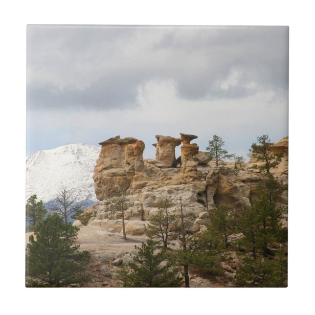 Pulpit Rock with Pikes Peak Tile (Front)