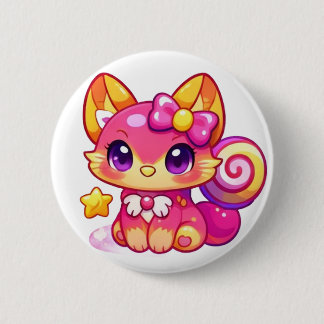 Pulpunkys Kawaii Accessories 2 Inch Round Button