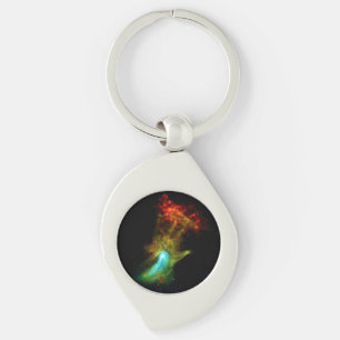Pulsar B1509 - Hand of God X-Ray Nebula NASA Photo Keychain