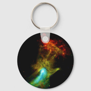 Pulsar B1509 - Hand of God X-Ray Nebula NASA Photo Keychain