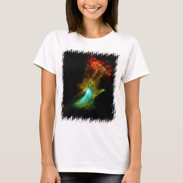 Pulsar B1509 - Hand of God X-Ray Nebula NASA Photo T-Shirt (Front)