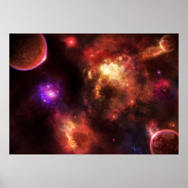 Pulsar Nebula Poster (Front)