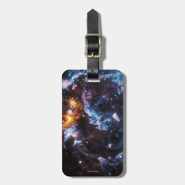 Pulsar Neutron Star Galaxy Image Luggage Tag (Front Vertical)