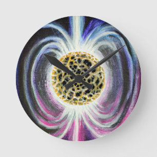 Pulsar Round Clock