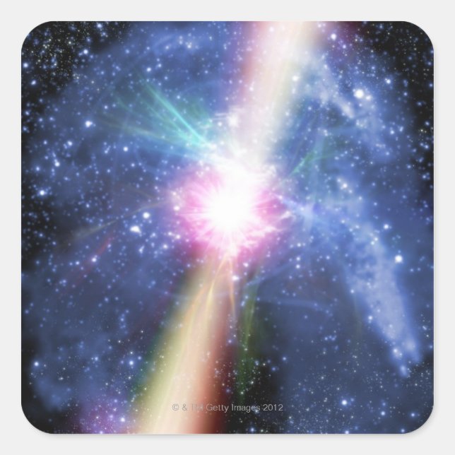 Pulsar Square Sticker (Front)