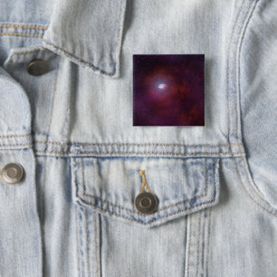 Pulsar Wind From A Neutron Star. 2 Inch Square Button