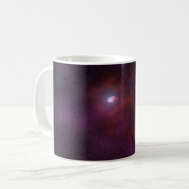 Pulsar Wind From A Neutron Star. Coffee Mug (Front Left)