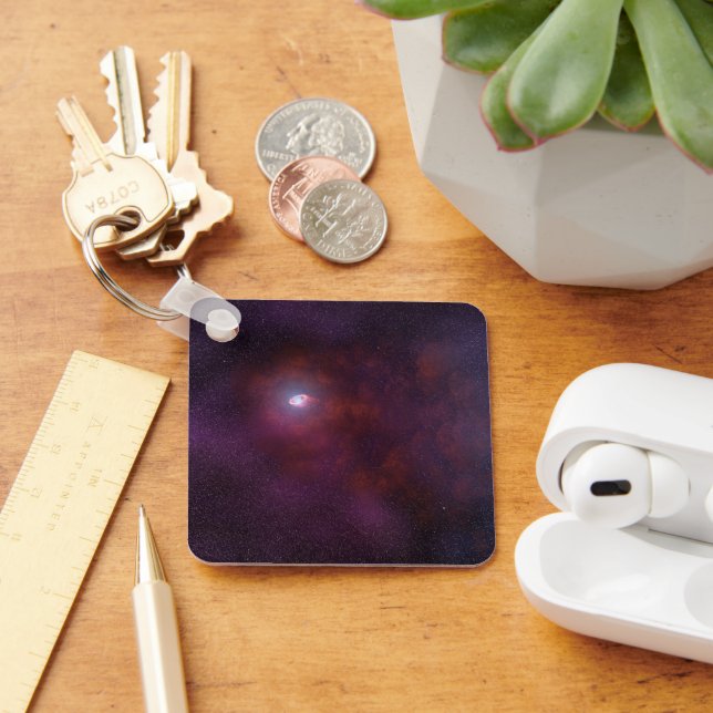 Pulsar Wind From A Neutron Star. Keychain (Desk)