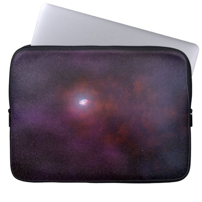 Pulsar Wind From A Neutron Star. Laptop Sleeve (Front)