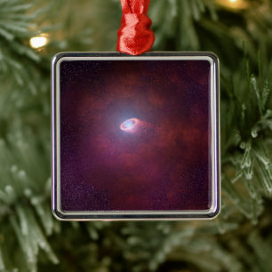 Pulsar Wind From A Neutron Star. Metal Ornament