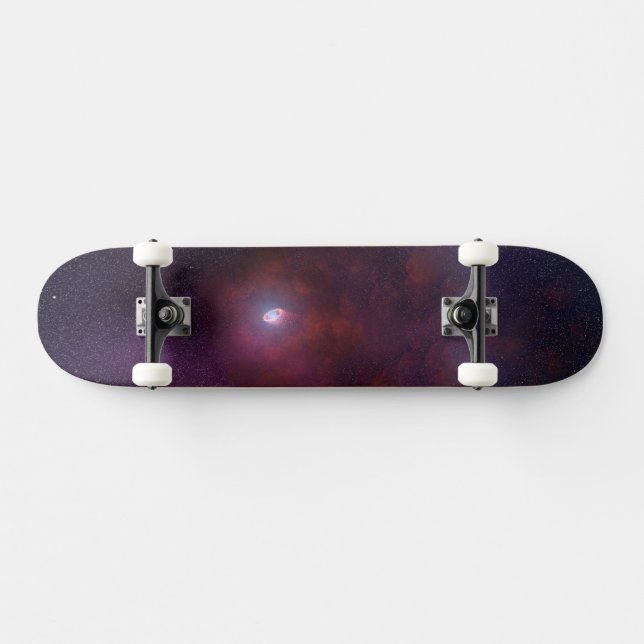 Pulsar Wind From A Neutron Star. Skateboard (Horz)