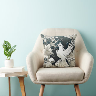 Pulsating Elegance Throw Pillow