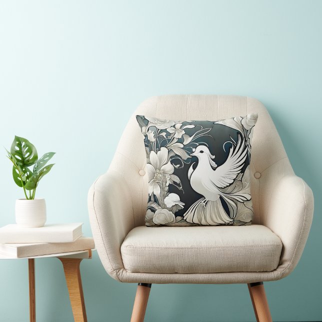 Pulsating Elegance Throw Pillow (Pulsating Elegance Throw Pillow
)