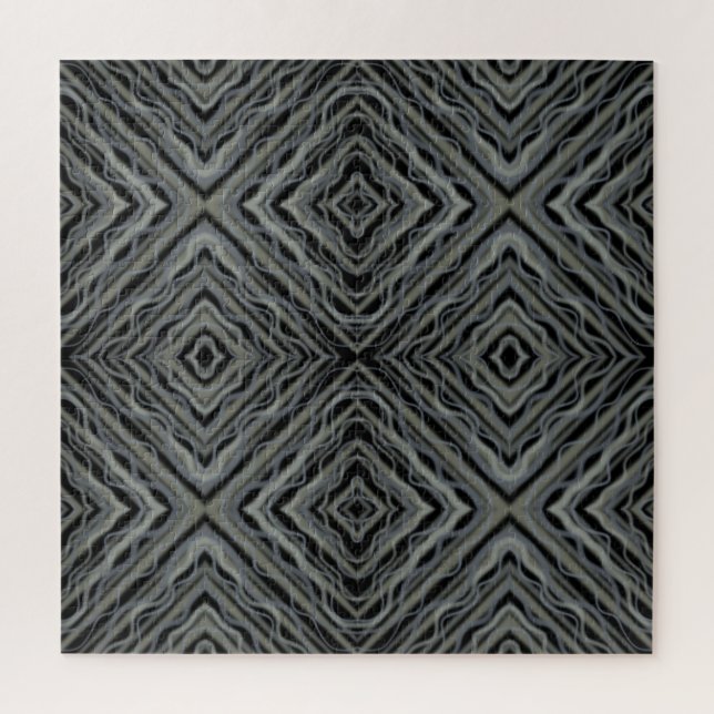Pulsating Rhythm Modern Abstract Art Illustration  Jigsaw Puzzle (Vertical)