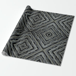 Pulsating Rhythm Modern Abstract Art Illustration  Wrapping Paper