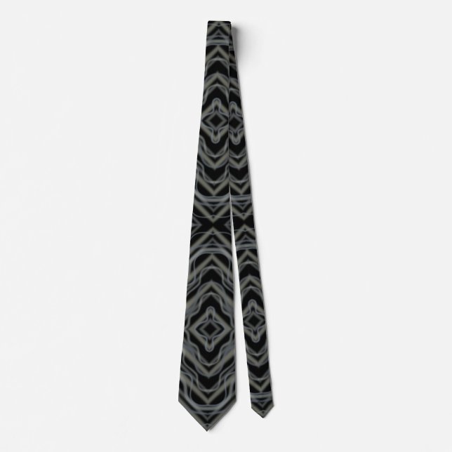 Pulsating Rhythm Modern Abstract Art Tie (Front)