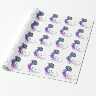 PULSE AND TENTACLES WRAPPING PAPER