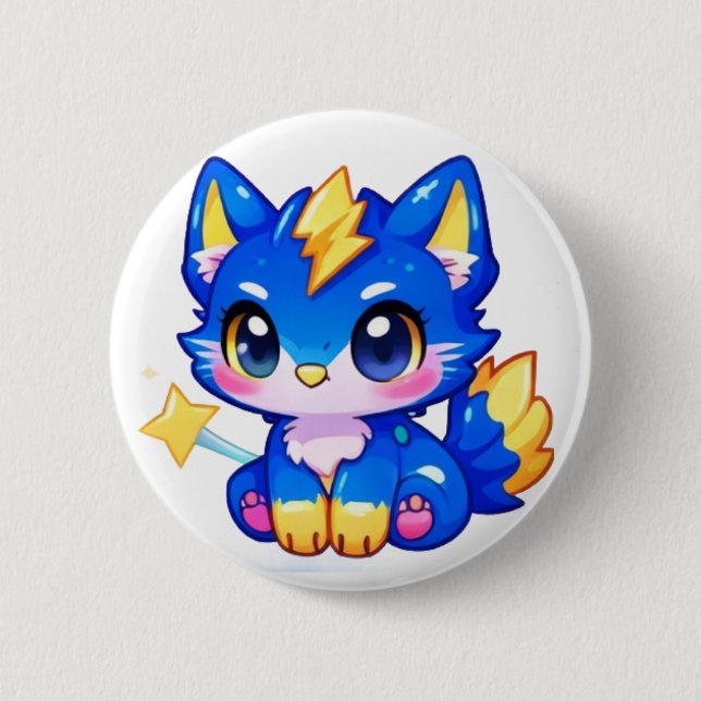 Pulspunkys Accessories Kawaii  2 Inch Round Button (Front)