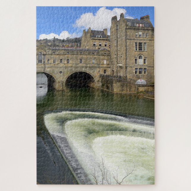 Pulteney Bridge, Bath. Jigsaw Puzzle (Vertical)