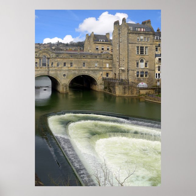 Pulteney Bridge, Bath. Poster (Front)