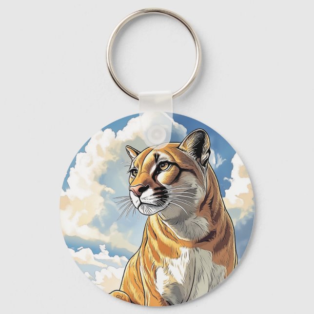Puma I Cougar Keychain (Front)