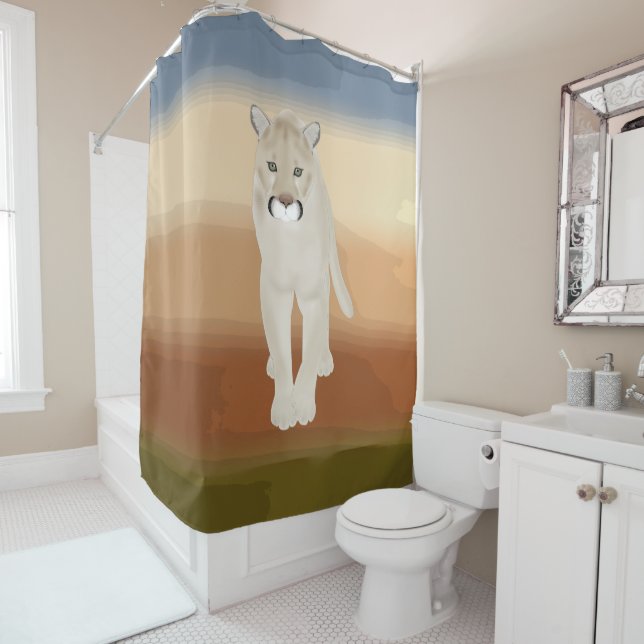 Puma Shower Curtain (In Situ)