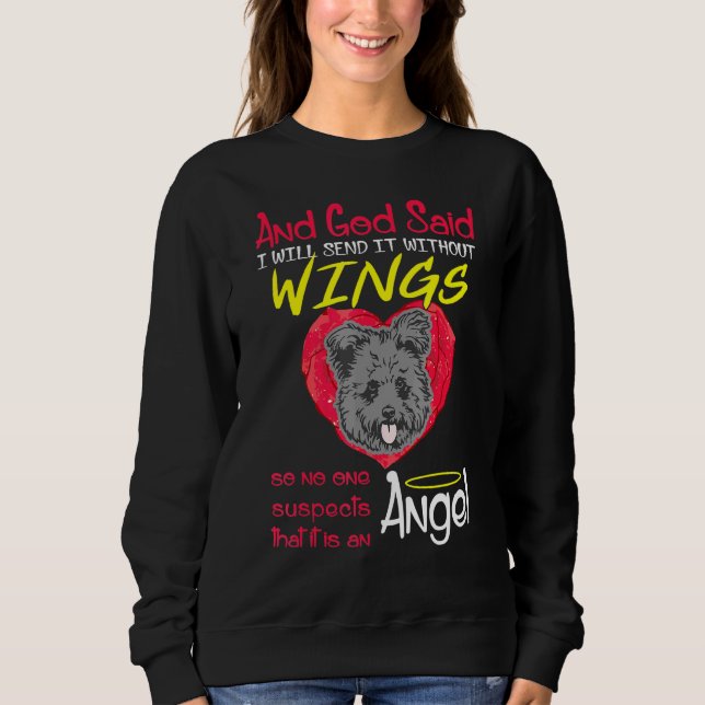Pumi Angel Without Wings Sweatshirt (Front)