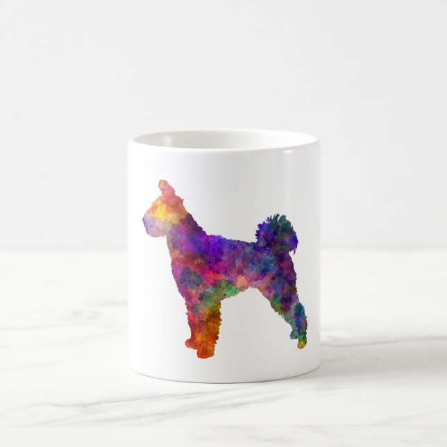 Pumi in watercolor 2 coffee mug (Center)