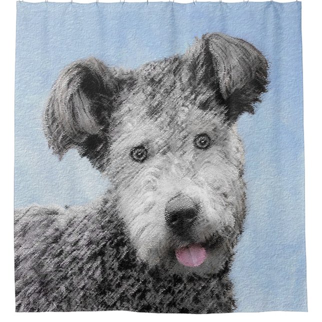 Pumi Painting - Cute Original Dog Art (Front)