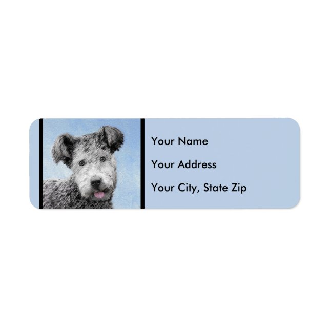 Pumi Painting - Cute Original Dog Art (Front)