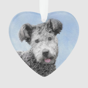 Pumi Painting - Cute Original Dog Art Ornament