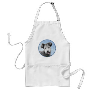 Pumi Painting - Cute Original Dog Art Standard Apron