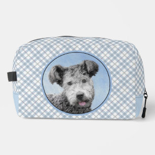 Pumi Painting Grey Pumik Cute Original Pet Dog Art Dopp Kit