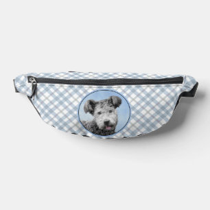 Pumi Painting Grey Pumik Cute Original Pet Dog Art Fanny Pack