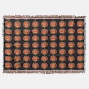 Pumkin Blanket Fun Halloween Throw Blankets Decor